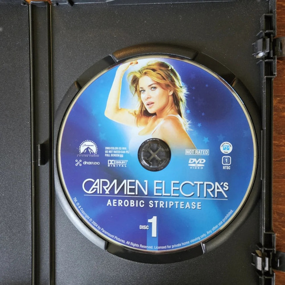 Carmen Electra's Aerobic Striptease DVDs -Set of Two -Disc 1 & 2 - Picture 3 of 7